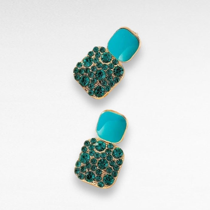 The Diva Earrings - Turquoise