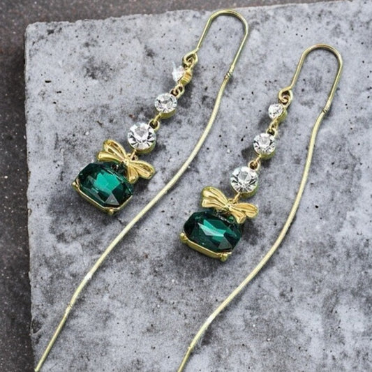 Emerald Drops Earrings