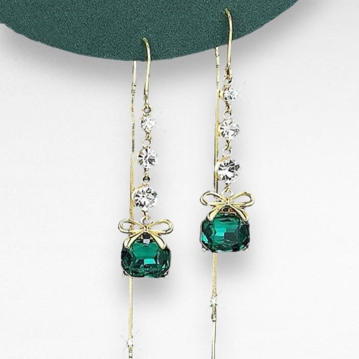 Emerald Drops Earrings